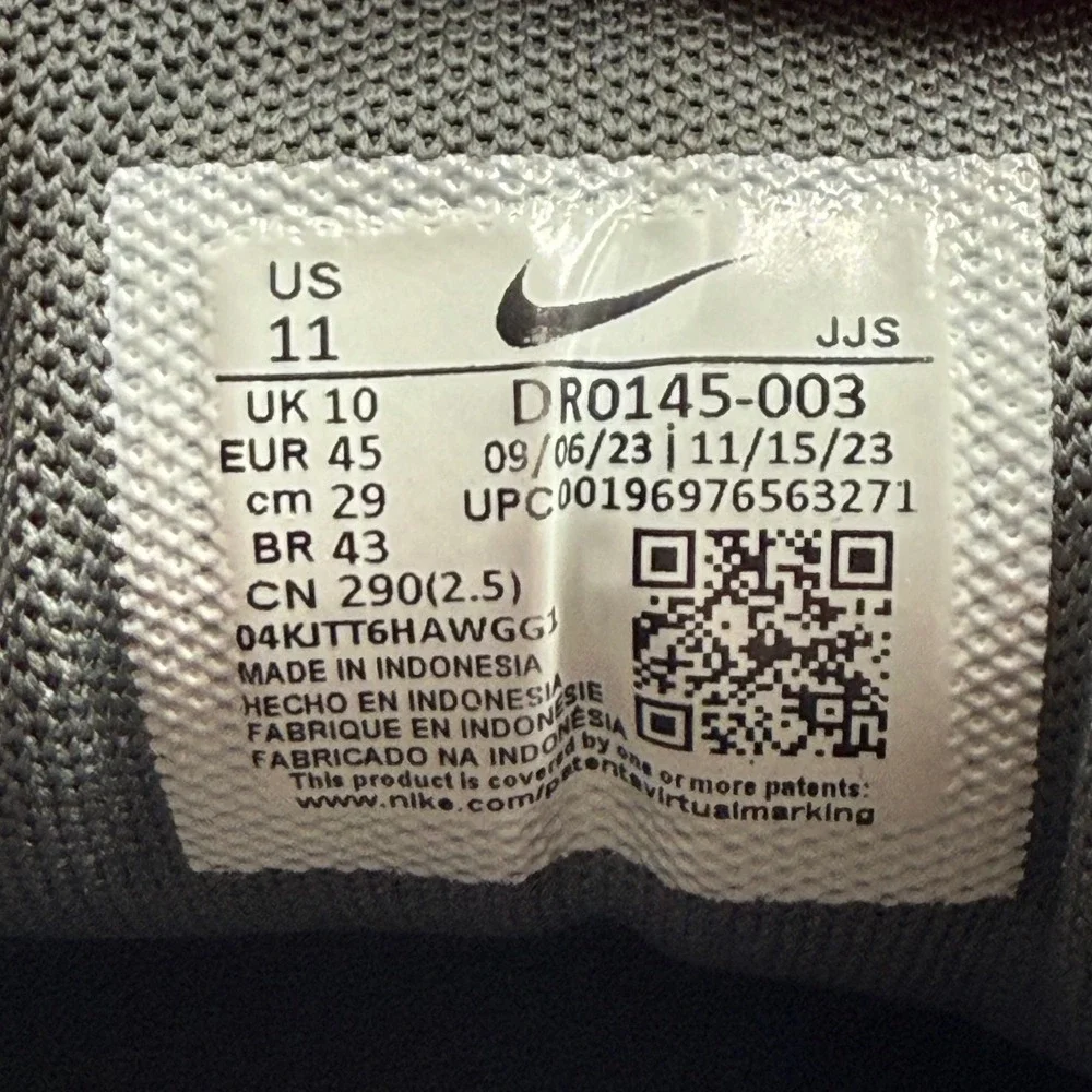 Nike Air Max 90 Iron Grey Dark‎ Smoke Grey Red DR0145-003 Mens 11